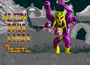 Pantallazo de Alien Drug Lords: The Chyropian Connection para Amiga