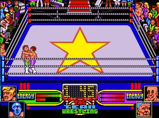 Pantallazo de All American Tag-Team Wrestling para Amiga