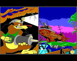Pantallazo de All Dogs Go To Heaven para Amiga