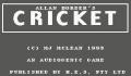 Pantallazo nº 15368 de Allan Border´s Cricket (243 x 152)