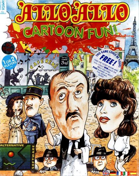 Caratula de Allo Allo! Cartoon Fun! para Amiga