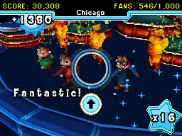 Pantallazo de Alvin and The Chipmunks: The Squeakquel para Nintendo DS
