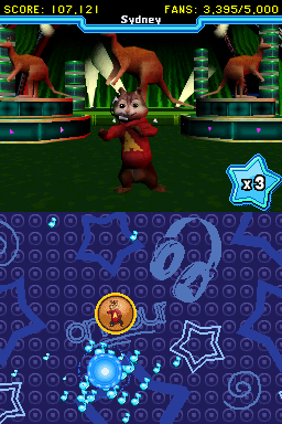 Pantallazo de Alvin and The Chipmunks: The Squeakquel para Nintendo DS