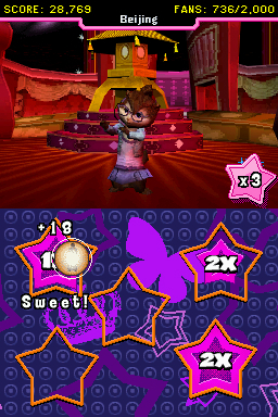 Pantallazo de Alvin and The Chipmunks: The Squeakquel para Nintendo DS