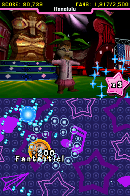 Pantallazo de Alvin and The Chipmunks: The Squeakquel para Nintendo DS