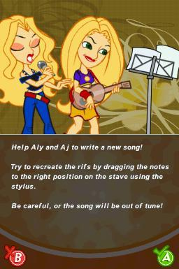 Pantallazo de Aly & AJ Adventure, The para Nintendo DS
