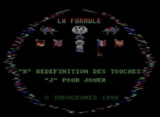 Pantallazo de Amazing / La Formule para Amstrad CPC
