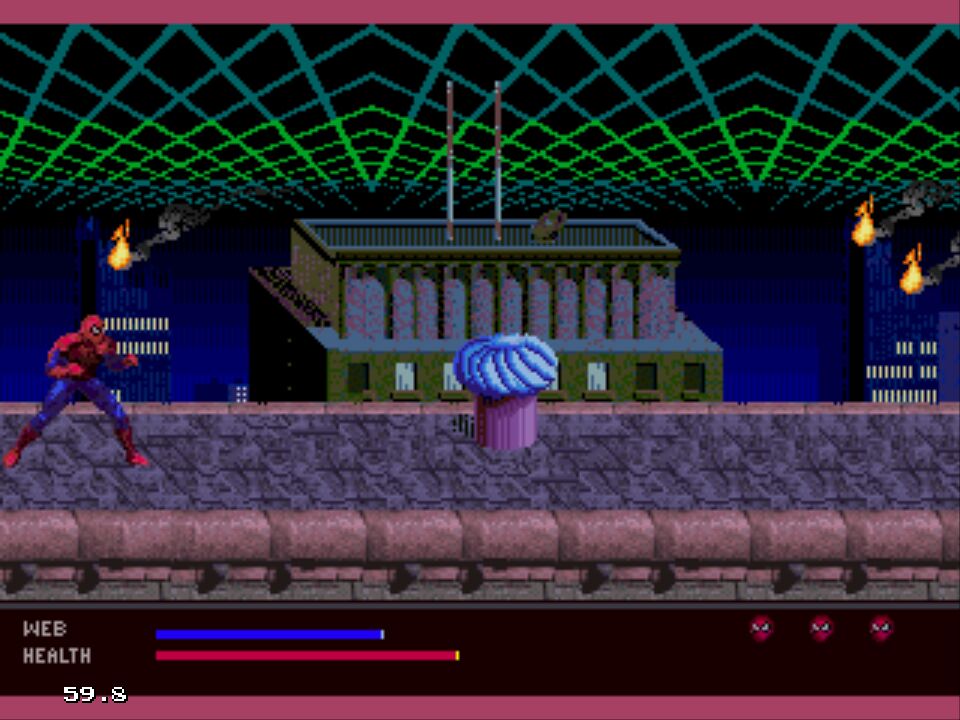 Pantallazo de Amazing Spider-Man, The: Web of Fire para Sega 32x