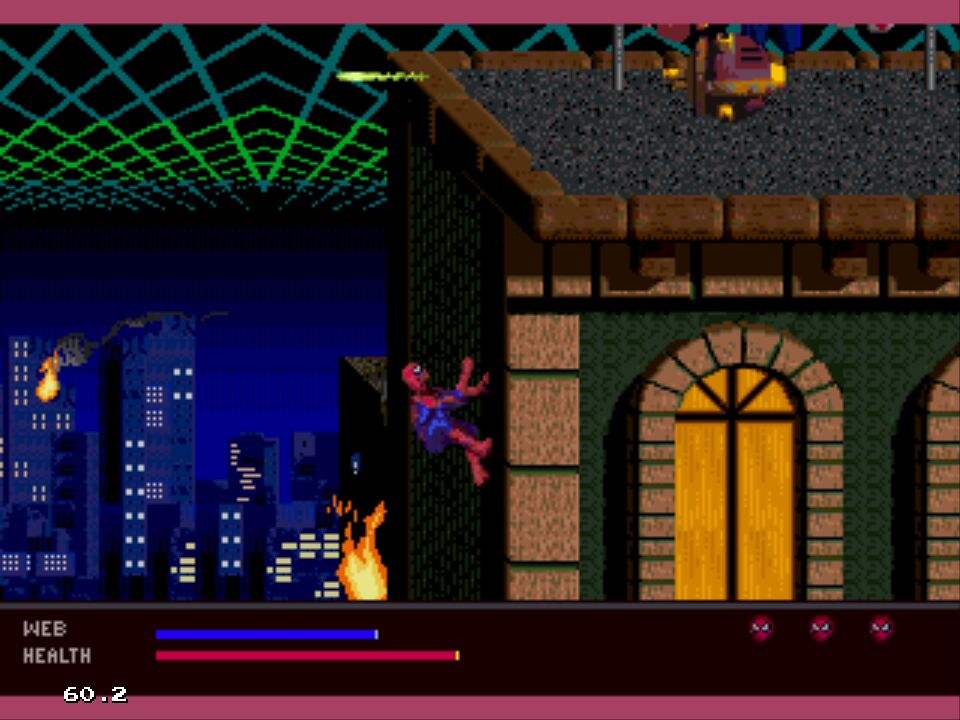 Pantallazo de Amazing Spider-Man, The: Web of Fire para Sega 32x