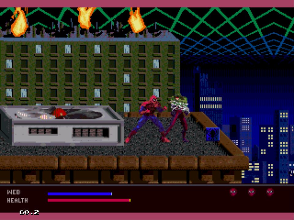 Pantallazo de Amazing Spider-Man, The: Web of Fire para Sega 32x