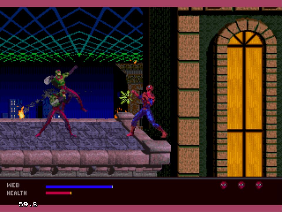 Pantallazo de Amazing Spider-Man, The: Web of Fire para Sega 32x