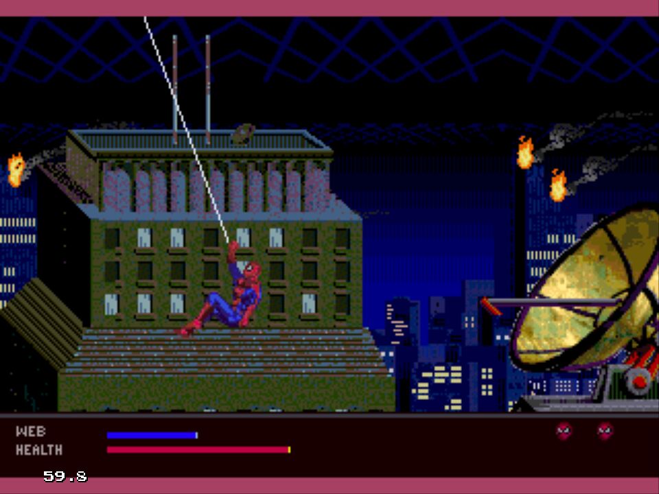 Pantallazo de Amazing Spider-Man, The: Web of Fire para Sega 32x