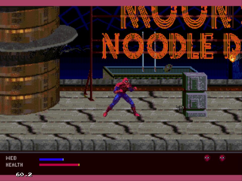 Pantallazo de Amazing Spider-Man, The: Web of Fire para Sega 32x