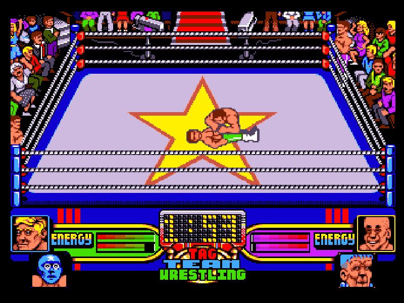 Pantallazo de American Tag-Team Wrestling para Amiga