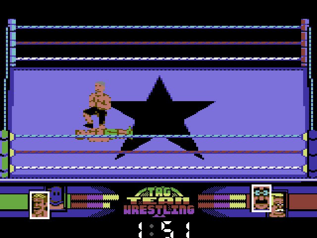 Pantallazo de American Tag-Team Wrestling para Commodore 64