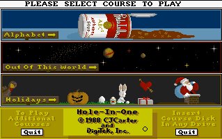Pantallazo de Amy Putt Extra Courses 3 para Amiga
