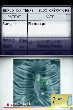 Pantallazo de Anatomia de Grey El Videojuego para Nintendo DS