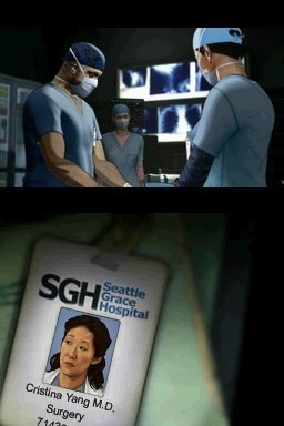 Pantallazo de Anatomia de Grey El Videojuego para Nintendo DS