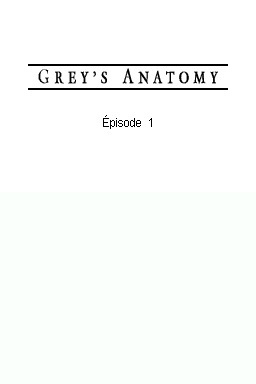 Pantallazo de Anatomia de Grey El Videojuego para Nintendo DS