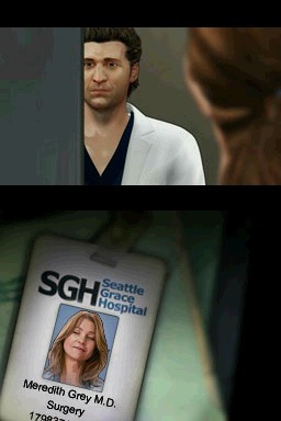 Pantallazo de Anatomia de Grey El Videojuego para Nintendo DS