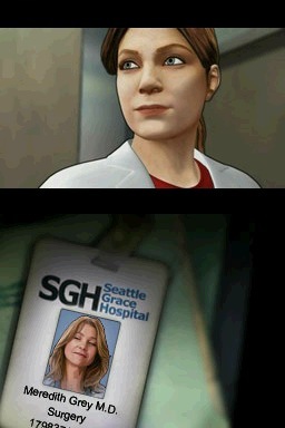 Pantallazo de Anatomia de Grey El Videojuego para Nintendo DS