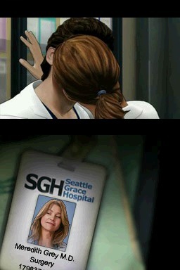 Pantallazo de Anatomia de Grey El Videojuego para Nintendo DS