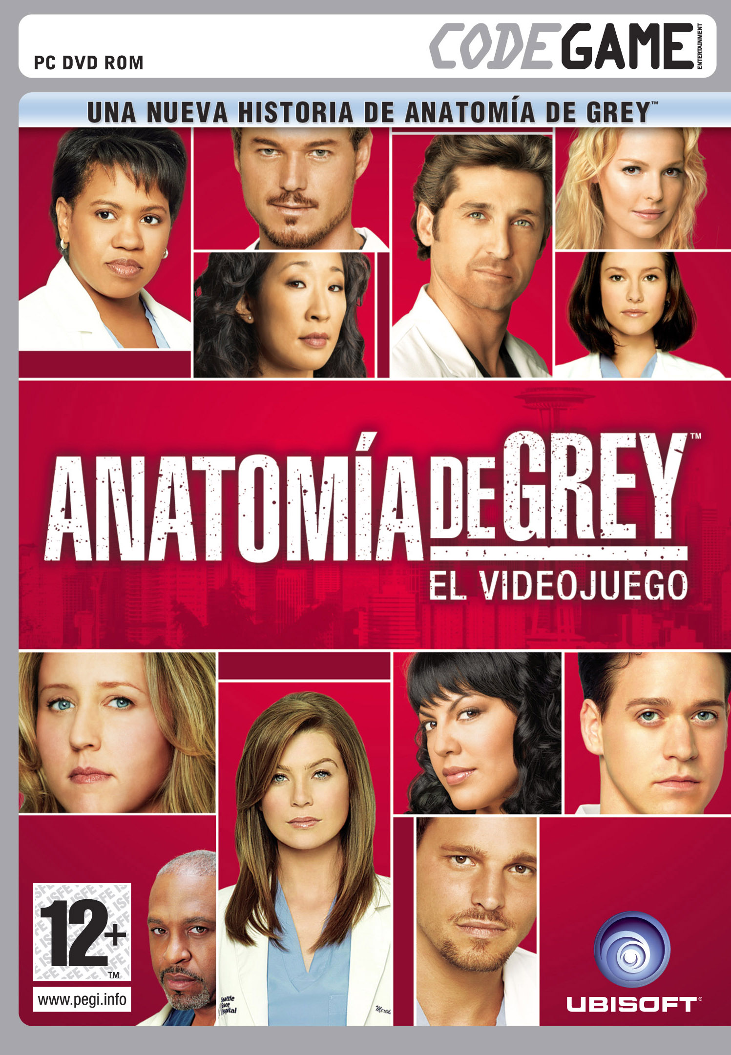 Caratula de Anatomia de Grey El Videojuego para PC