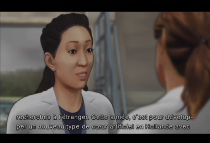Pantallazo de Anatomia de Grey El Videojuego para Wii