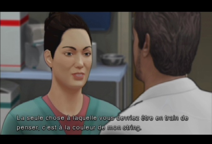 Pantallazo de Anatomia de Grey El Videojuego para Wii