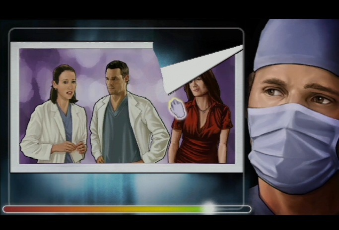 Pantallazo de Anatomia de Grey El Videojuego para Wii
