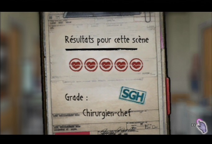Pantallazo de Anatomia de Grey El Videojuego para Wii