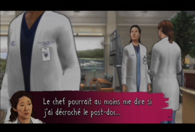 Pantallazo de Anatomia de Grey El Videojuego para Wii