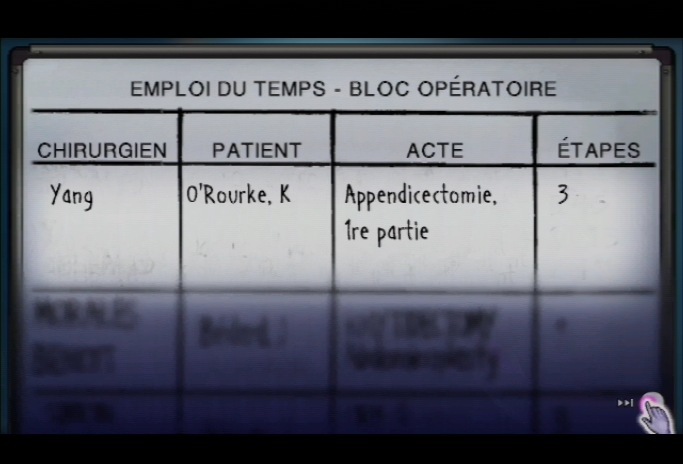 Pantallazo de Anatomia de Grey El Videojuego para Wii