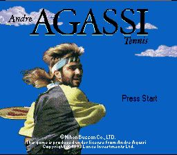 Pantallazo de Andre Agassi Tennis (Japonés) para Super Nintendo