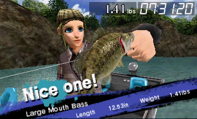 Pantallazo de Anglers Club: Ultimate Bass Fishing 3d para Nintendo 3DS