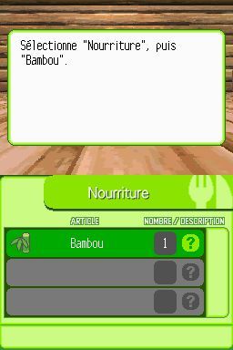 Pantallazo de Animalz: Mis Amigos los Pandaz para Nintendo DS