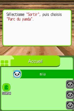 Pantallazo de Animalz: Mis Amigos los Pandaz para Nintendo DS
