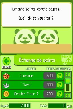 Pantallazo de Animalz: Mis Amigos los Pandaz para Nintendo DS