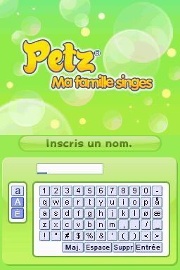 Pantallazo de Animalz: Una Familia de Monkeyz para Nintendo DS