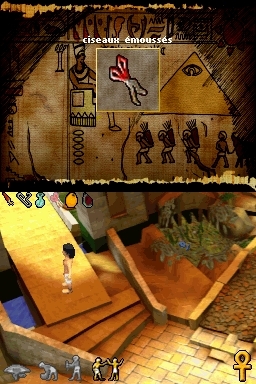 Pantallazo de Ankh: La Maldición del Rey Escarabajo para Nintendo DS