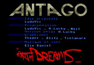 Pantallazo de Antago para Amiga