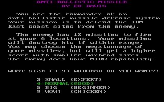 Pantallazo de Anti Ballistic Missile para PC