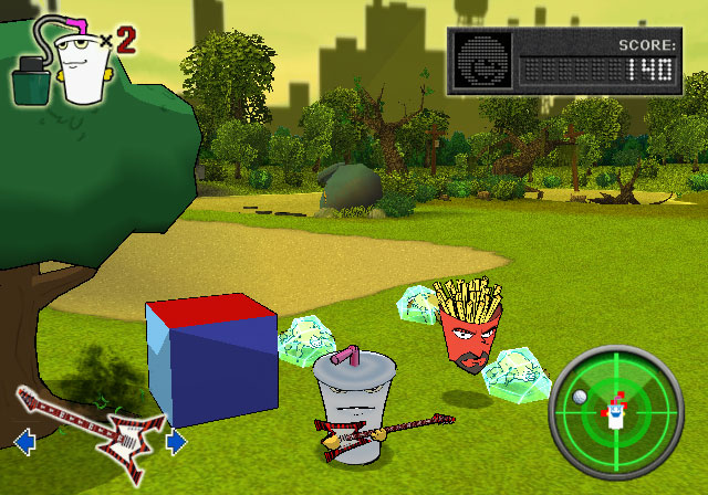 Pantallazo de Aqua Teen Hunger Force Zombie Ninja Pro-Am para PlayStation 2