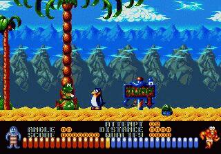 Pantallazo de Aquatic Games Starring James Pond and the Aquabats para Sega Megadrive