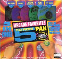 Caratula de Arcade Favorites CD-ROM 5 Pak para PC