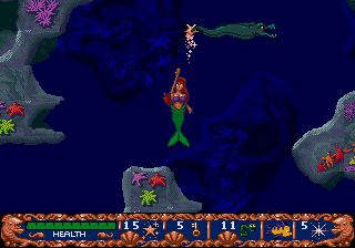 Pantallazo de Ariel: Disney's The Little Mermaid para Sega Megadrive