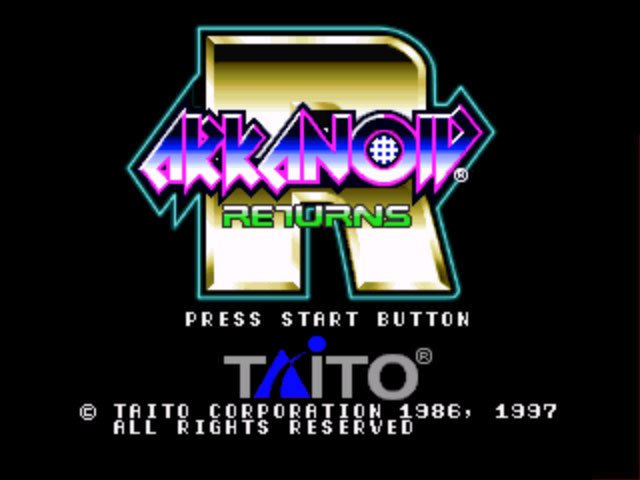 Pantallazo de Arkanoid Returns para PlayStation