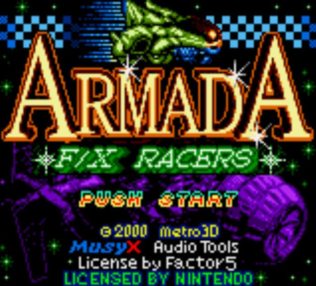 Pantallazo de Armada F/X Racers para Game Boy Color