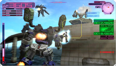 Pantallazo de Armored Core: Last Raven Portable para PSP