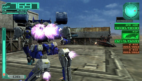 Pantallazo de Armored Core 3: Silent Line Portable para PSP